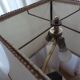 Vintage ethnic lamp of the 50's years