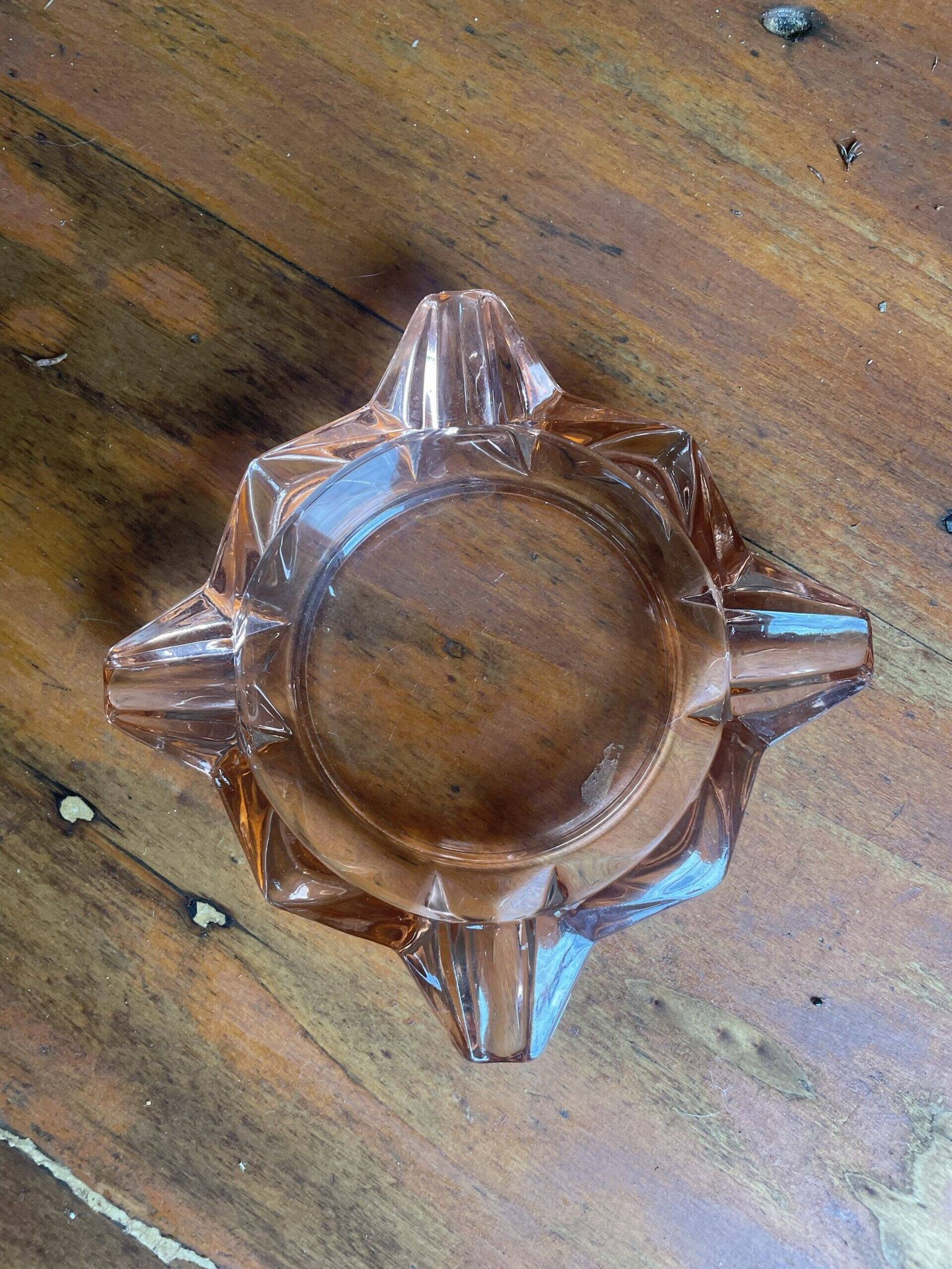Rosaline ashtray Luminarc Art Deco
