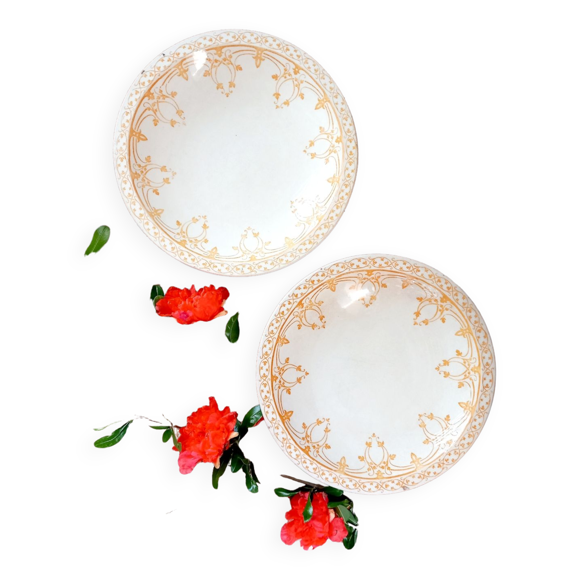 Assiettes semi creuses x2 Bruges
