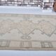 Bohemian hand knotted Oushak rug sku 3484