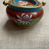 Chinese cloisonné enamel ashtray