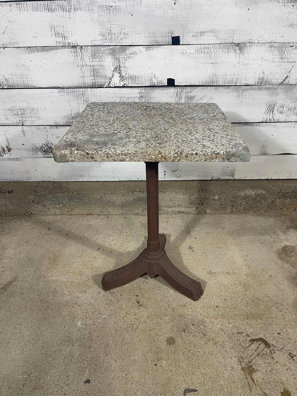 Cast iron bistro table