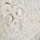 Pair of aluminum and glass wall lights, vintage 50s