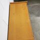 Commode vintage en bois et rotin