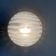 Peil & Putzler glass flush mount / wall lamp 'zebra', 1970s Germany