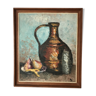 Still life in oil