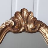 Small tabletop mirror in gilded wood (vintage)