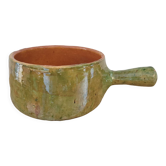 Enamelled clay pan