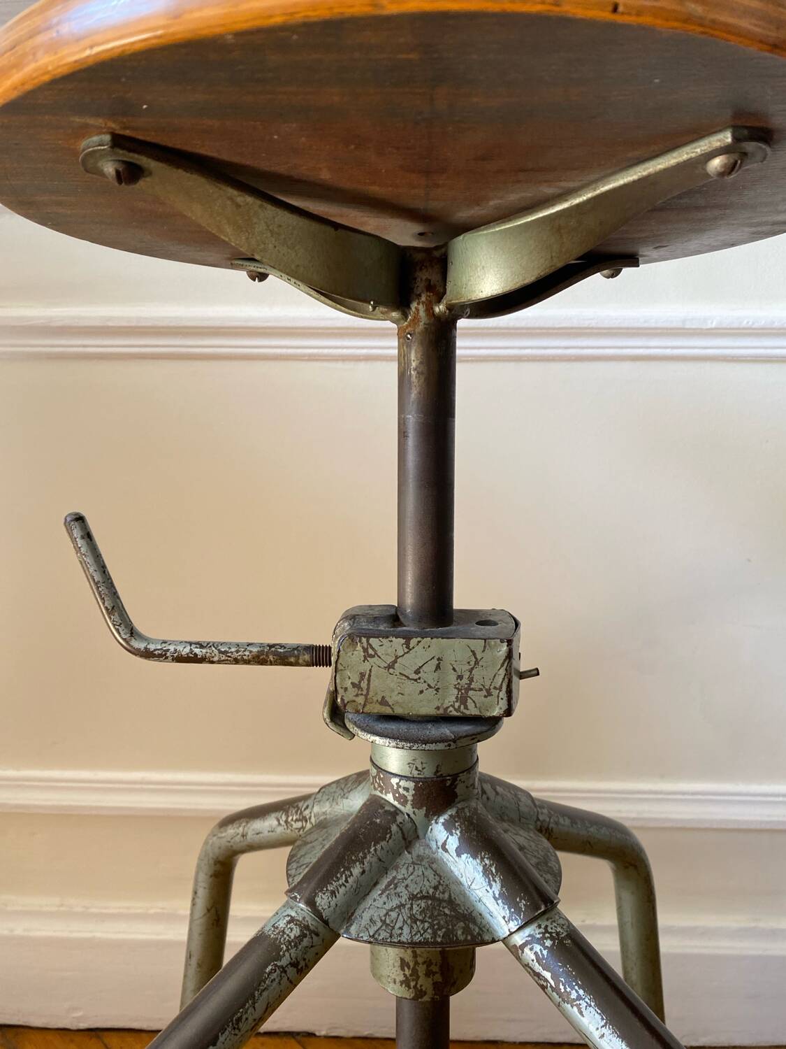 Pair of workshop stools