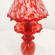 Murano glass table lamp. Italy, 1980