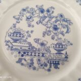 Set of 12 Bavaria porcelain dessert plates model China Blau