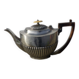 Silver metal teapot