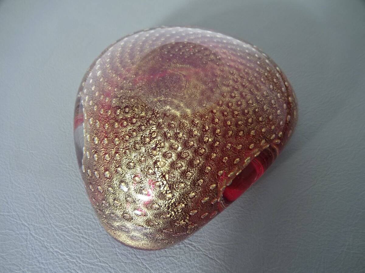 Italian Murano Glass Ashtray by Barovier & Toso, 1960s