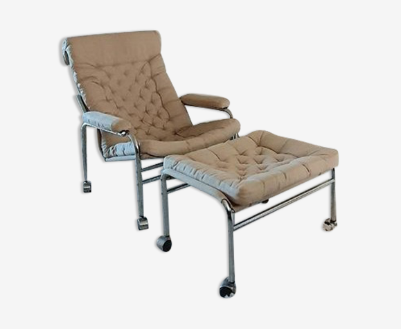 Fauteuil et ottoman Böre de Noburu Nakamura