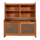 Vintage Danish 2 piece Oregon pine cabinet Collection Fuglsang