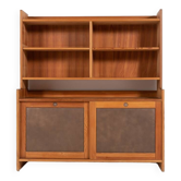 Vintage Danish 2 piece Oregon pine cabinet Collection Fuglsang