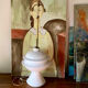Pied de lampe en céramique