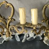 Bronze appliques and tassels