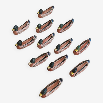 Set of 12 ceramic knife holders