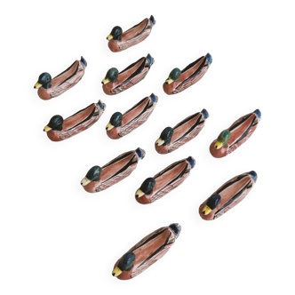 Set of 12 ceramic knife holders