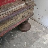 Ancien autel à offrandes en teck birman