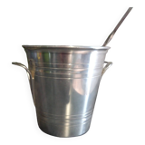 Champagne ice bucket and spoon