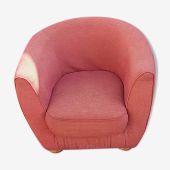 Pink club chair