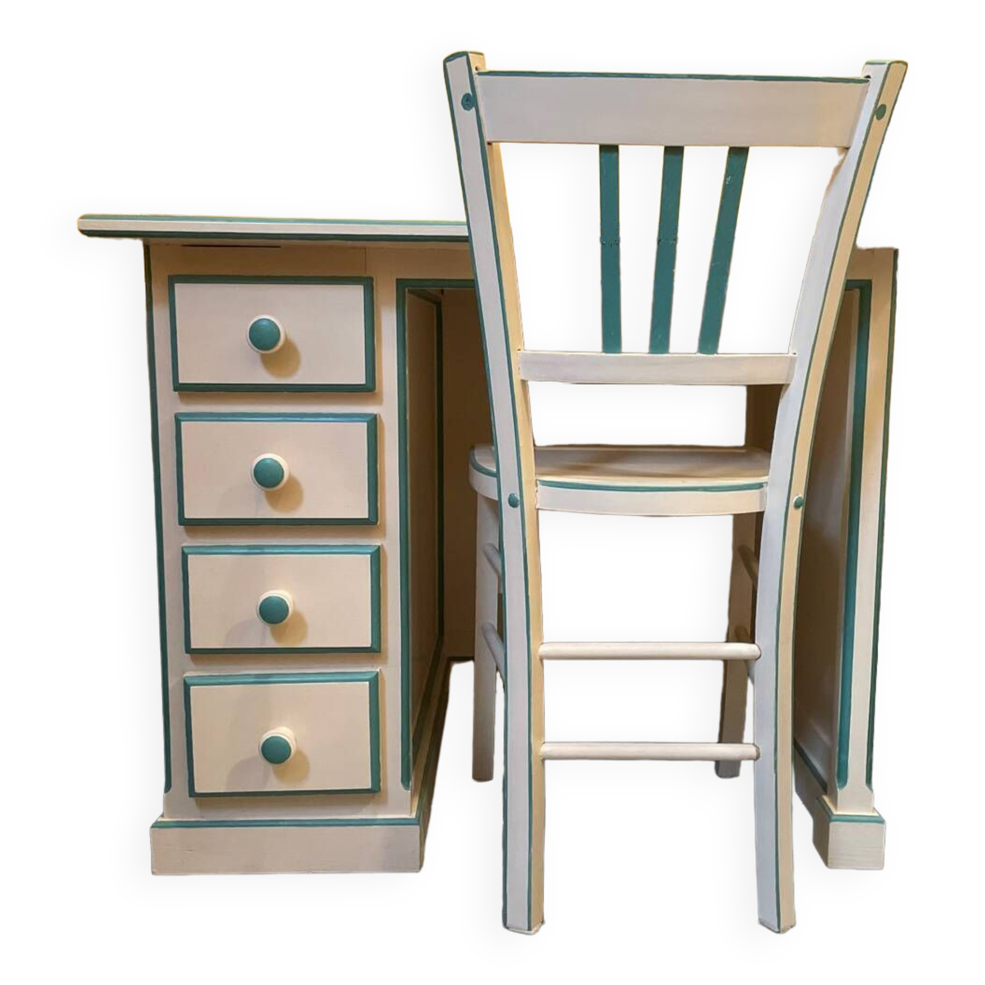 Desk and chair set