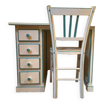 Desk and chair set