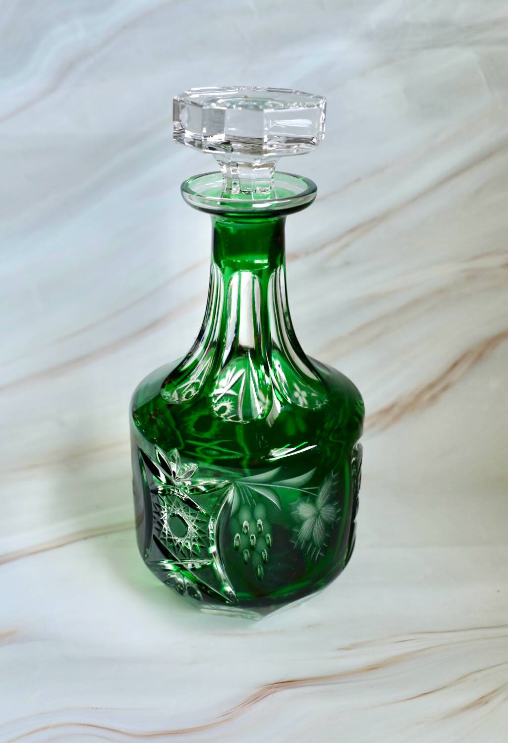 Coloured crystal service