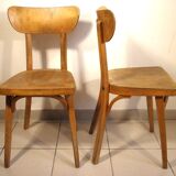 Pair of Baumann bistro chairs
