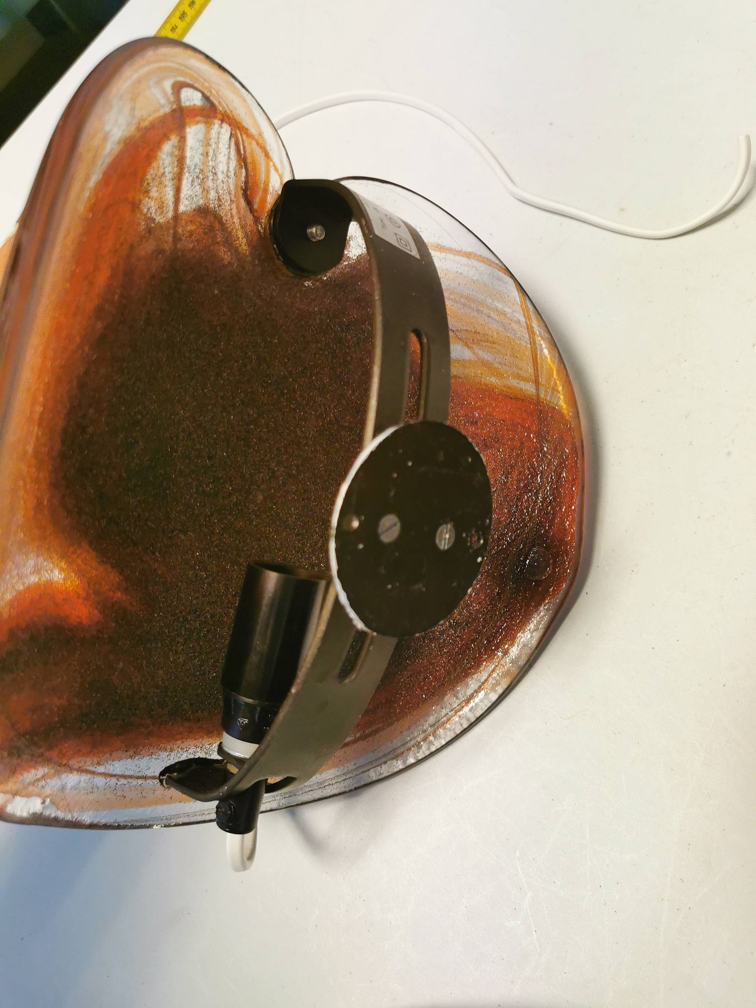 Two wonderfully crafted glass wall lamps designed by per lutken for holmegaard glassworks 1978