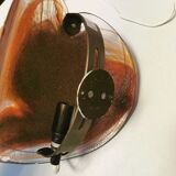 Two wonderfully crafted glass wall lamps designed by per lutken for holmegaard glassworks 1978