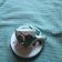 Tasse et soucoupe style Vallauris