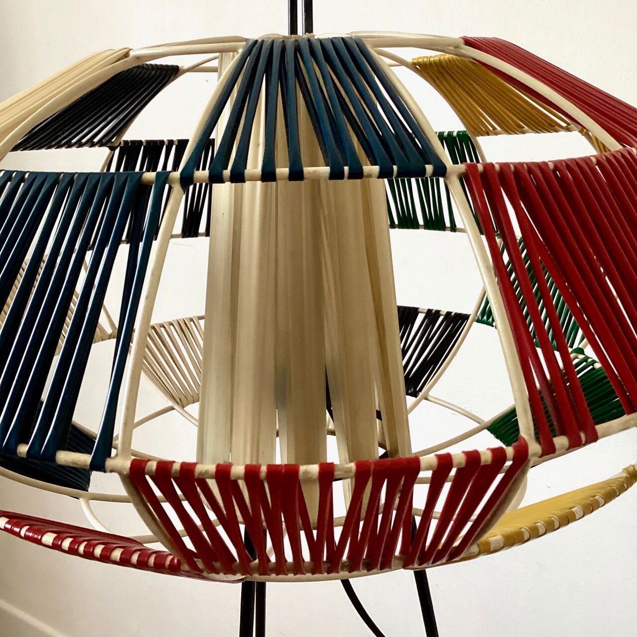 Floor lamp 50s scoubidous