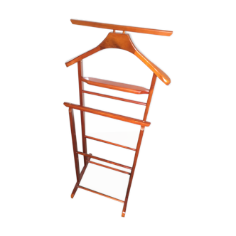 Varnished wood valet