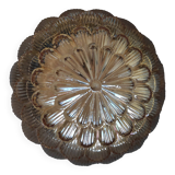 Vintage amber ceiling light in scale style