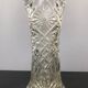 Old vase glass moulded decor vintage stars