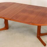 Danish design round dining table 2x extendable 'mejls'