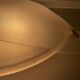Glass ceiling light in the shape of a turtle shell, 1970s, Germany