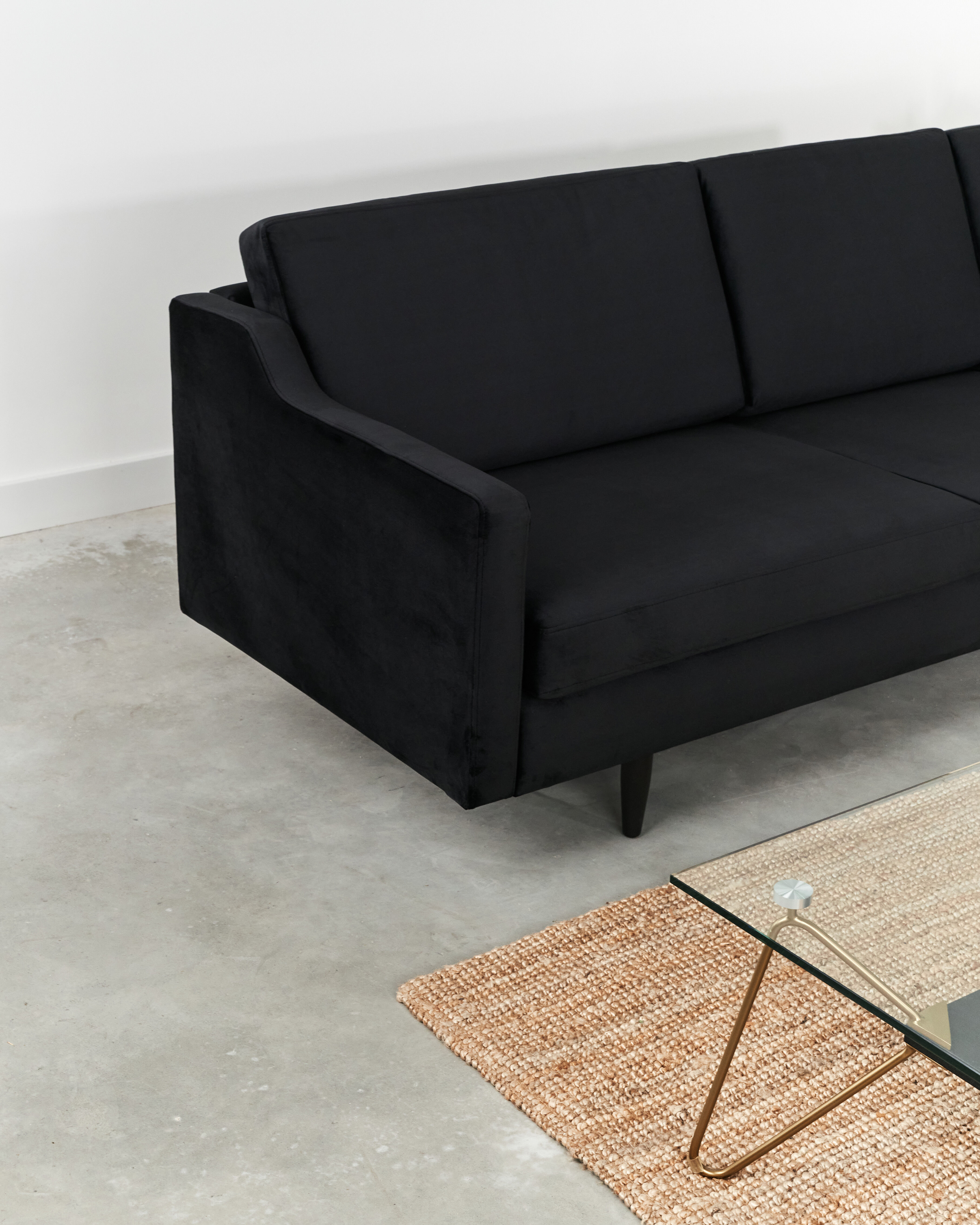 Bodo sofa black, scandinavian design