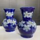 Paire de vases vintage en grès estampillés
