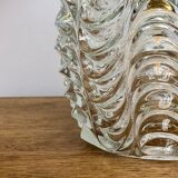 Vintage moulded glass globe applique