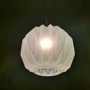 Small Origami pendant lamp 1960s LeKlint style