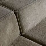 Canapé COR Trio en teddy beige par Team Form AG, années 1970.