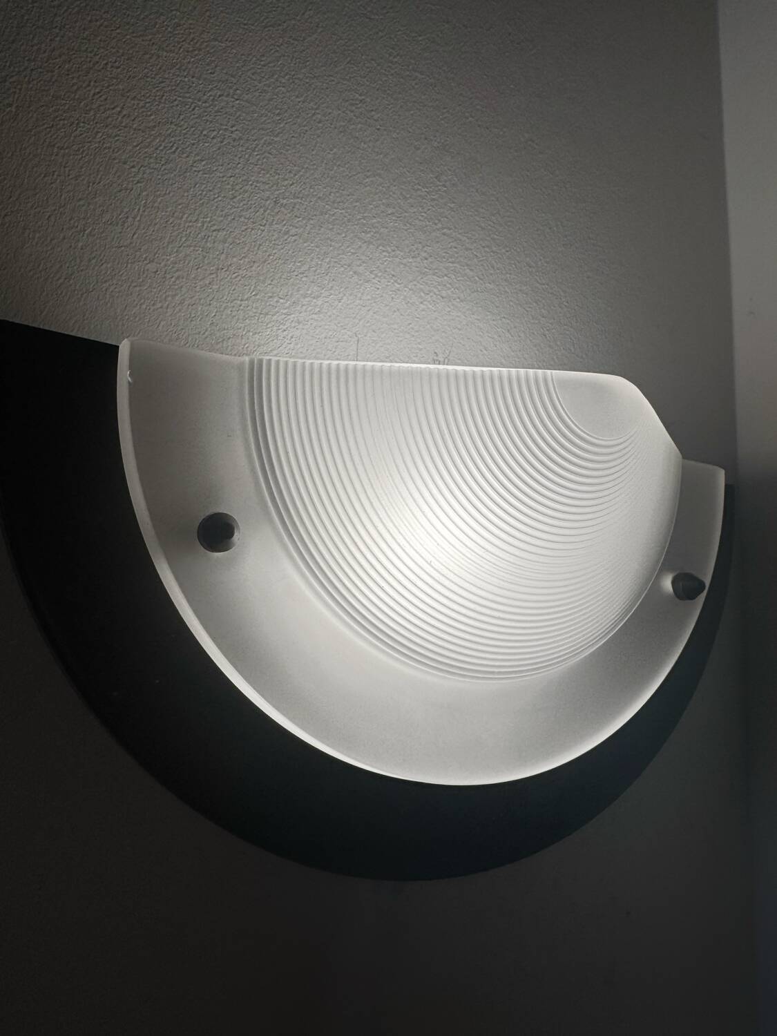 Memphis style Murano wall lights from the 80s.