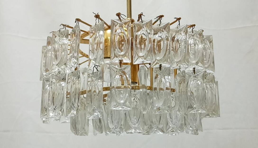 Chandelier by bakalowits & söhne, austria, 1960s