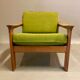 Fauteuil teck design scandinave 1950