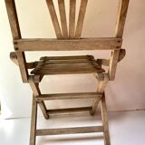 Antique folding chair