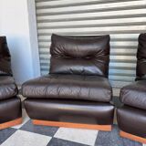 Chauffeuse cuir Roche Bobois